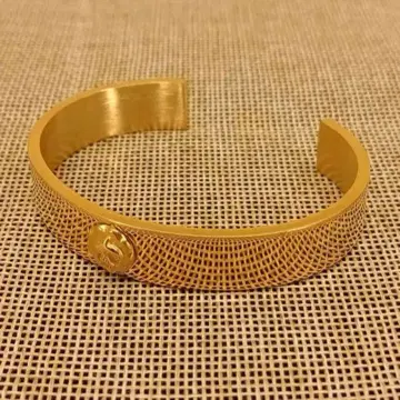 빈티지 골드 심플 뱅글 팔찌 앤티크 레트로