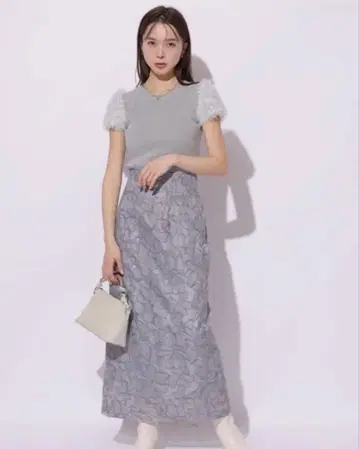 [ 택 포함 새상품 ] 마이 스트라다 비올라 자수 스커트