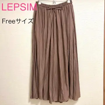 렙심 LEPSIM 새틴 가우초 팬츠 와이드 팬츠