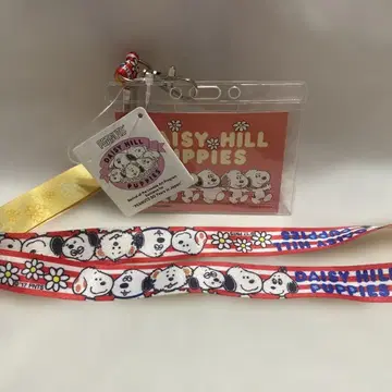 스누피 넥스트랩 데이지힐퍼피즈 새상품 빨간색 6마리 형제