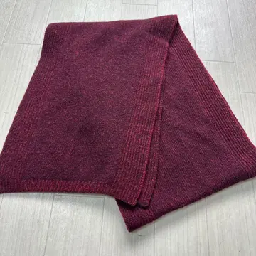 CalvinKlein 캘빈클라인 니트 머플러 와인 레드