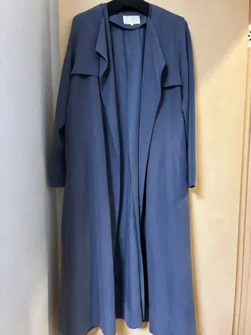 BEAMS HEART 블루 롱 코트