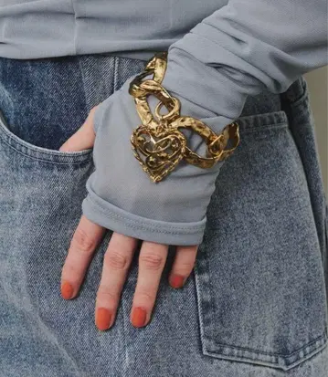 새상품 [ La Belle Etude ] 하트 모티브 팔찌