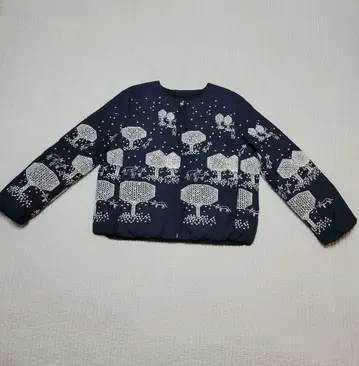 미사용 미나 페르호넨 다운 자켓 네이비 사이즈 40