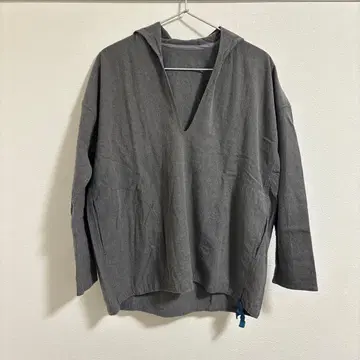 JURGEN LEHL 요건 레일 풀오버 상의 후디 그레이