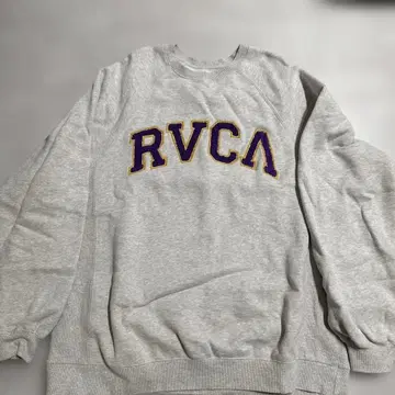 RVCA 그레이 맨투맨 트레이닝복