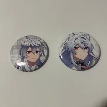 컬러풀 피치 2개 세트 캔뱃지