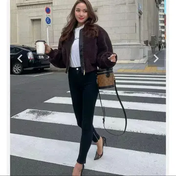 [ sheller ] 셰리에 ZIP 보아 블루종