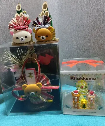 [ 리락쿠마 ] 크리스마스 오쇼가츠 장식 세트