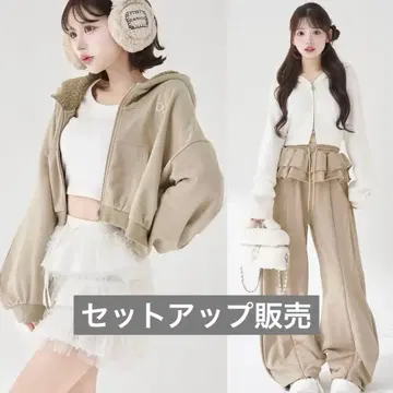 다리치 Darich 유즈드 룩 후드 맨투맨 팬츠 셋업