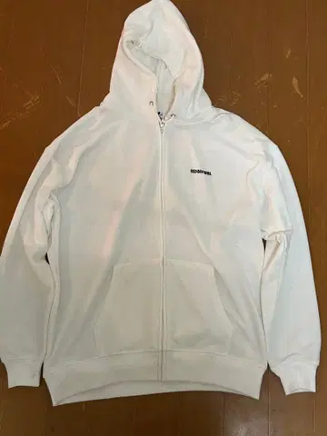 RED CAP GIRL 화이트 후드티 L