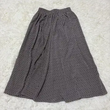 [인기] MICHEL KLEIN 롱 플레어 스커트 브라운 (M)