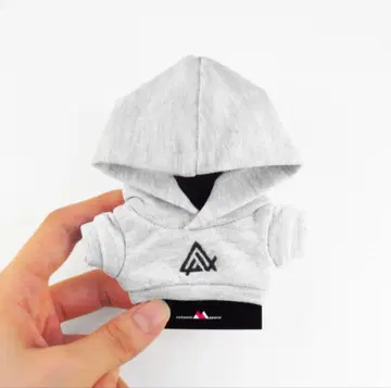 기븐 밴드 로고 빅 실루엣 후드티 봉제 인형용 사이즈 미개봉 새상품