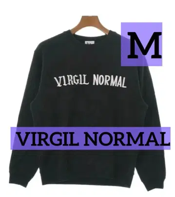 Virgil Normal 블랙 맨투맨