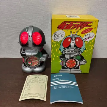 가면라이더 알람 시계 상자 서류 포함, 기재 확인 필요