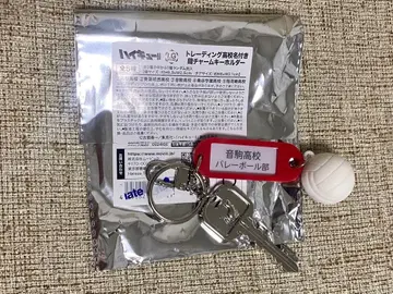 하이큐 트레이딩 고교명 포함 열쇠 참 키링 네코마 고교 이나리자키 고교