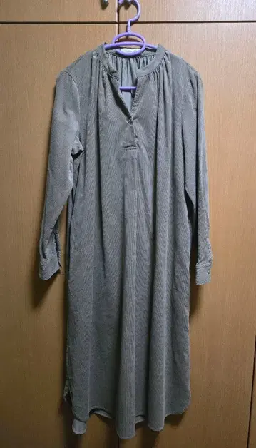 SONNYLABEL 베이지 긴팔 셔츠 원피스