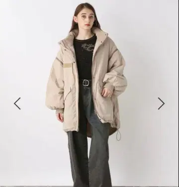 JEANASIS 소매 2way M-65 코트 베이지