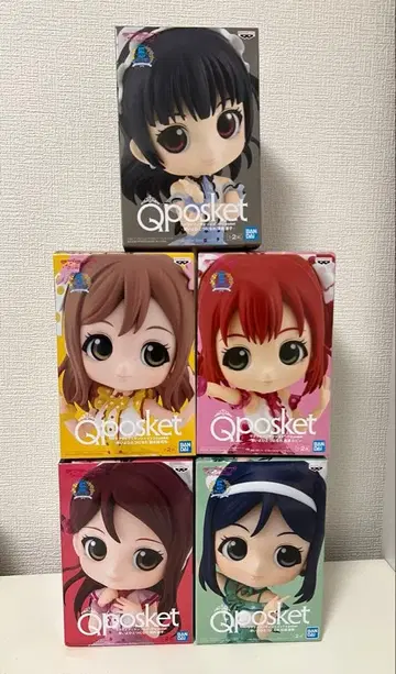 [ 미개봉 새상품 ] Qposket 피규어 러브 라이브! 6체 세트