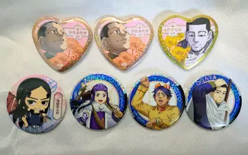 골든 카무이 캔뱃지 7점