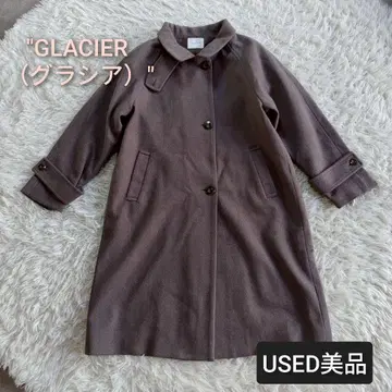 GLACIER 브라운 롱 코트