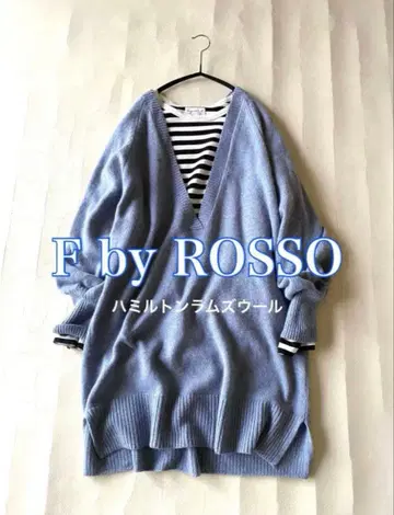 어반 리서치 F by ROSSO 해밀턴 램즈울 튜닉 니트