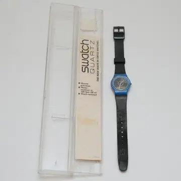 스와치 Swatch 손목시계 작동품 1986년산 박스 포함