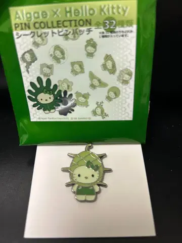 오사카 간사이 만박 일본관 한정판 조류 키티 시크릿 핀 배지 미노히게무시