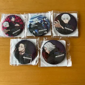 새상품 미사용 도쿄구울 조이폴리스 오리지널 캔뱃지 5종 세트