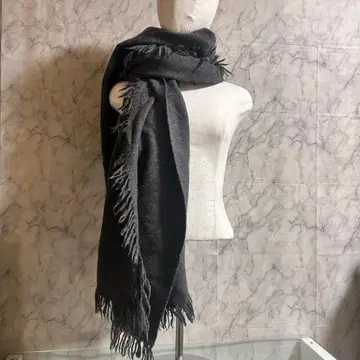 ATTACHMENT 어태치먼트 울 대형 머플러 스톨 그레이