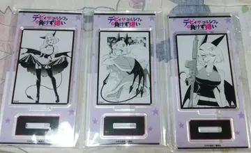 데비 더 코르시파는 지기 싫어해 아크릴 피규어 3종 세트