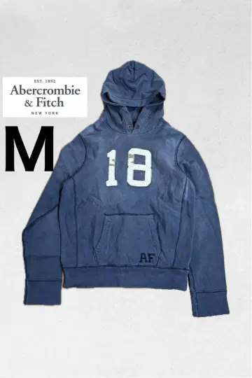 Abercrombie&Fitch 아바클로 후드티 빈티지 가공 페이드