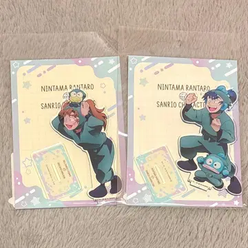 닌타마 아모카페 산리오 아크릴 스탠드 젠포지 잇사쿠 식만류사부로