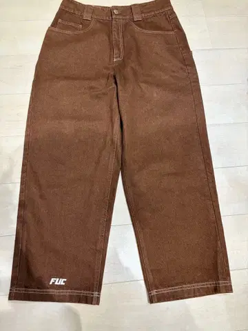 FUC 브라운 FUC 데님 브라운 데님 배기 데님