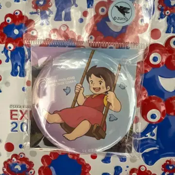 EXPO 2025 오사카 만박 스위스 파빌리온 한정판 하이디 캔 배지