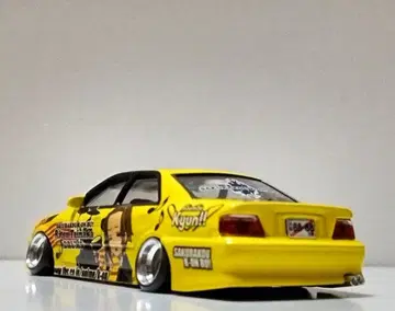 아오시마 1/64 체이서 JZX100 귀캠 깊은림 드리프트카 개조