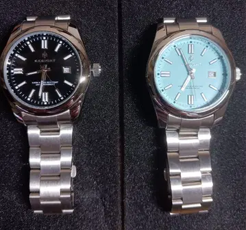 AKNIGHT 쿼츠 손목시계 블랙 2세트