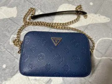 GUESS 네이비 숄더백