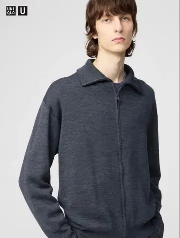 유니클로 U 더블 페이스 풀집 재킷