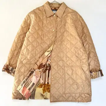 살바토레 페라가모 퀼팅 자켓 안감 올 패턴 XL 사이즈