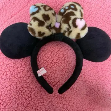 디즈니 레오파드 무늬 머리띠 구형