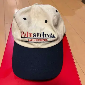 Palm Springs 캡 베이지/네이비