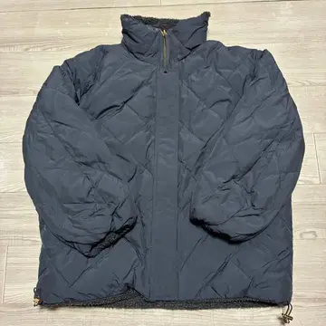 UNFILO TAION 리버서블 보아 다운 퀼팅 드로스트 코드