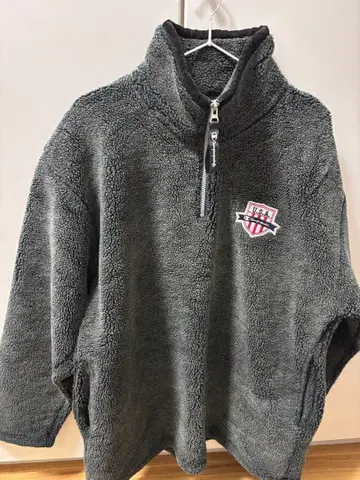 Champion U.S.A. 하프 지퍼 플리스 자켓