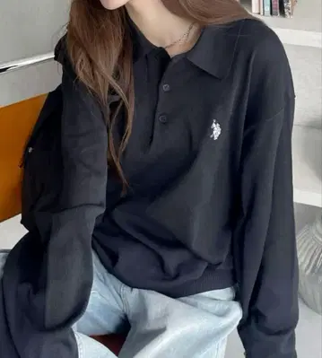 새상품급 U.S. POLO ASSN. 유에스폴로아순 긴팔 원포인트