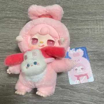 yooki 온난 소토 토끼 시리즈 미니백 서있는 귀 핑크