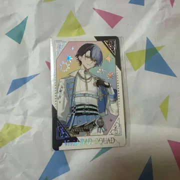 프로젝트 세카이 아오야기 토야 겨울 그리팅 카드 금박