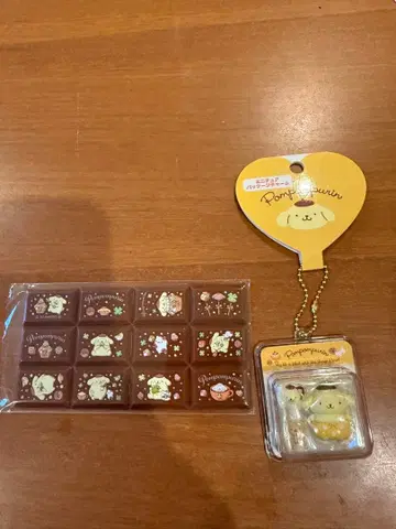 산리오 초코블록씰 미니어처 패키지 참 폼폼푸딩