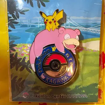 포켓몬 센터 카가와 핀 배지 피카츄 야돈