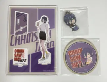 극장판 체인소 맨 카페 아크릴 스탠드 코스터 데포라바 레제